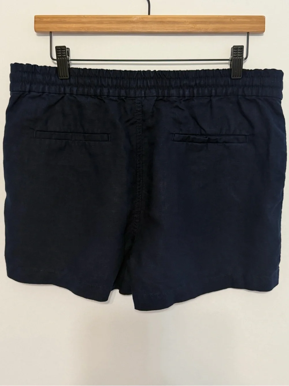 J. Crew Women's Linen Blend Seaside Short Navy Size Medium